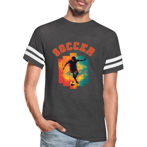 Soccer Heartbeat - Men's Football Tee