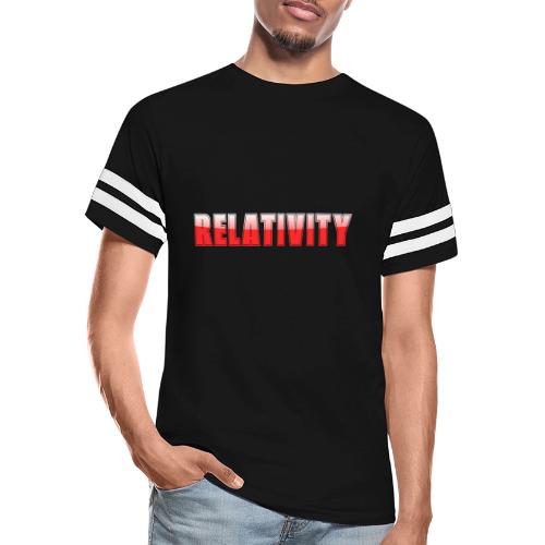 Relativity Science Typography Design - Men's Football Tee