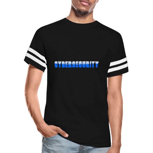 Cybersecurity Word Art Design - Men's Football Tee