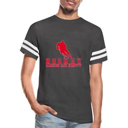 Hockey makes me happy - Men's Football Tee