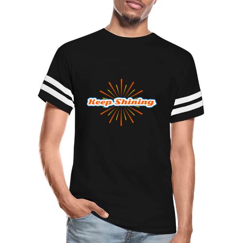 Keep Shining: Radiant Energy Design - Men's Football Tee