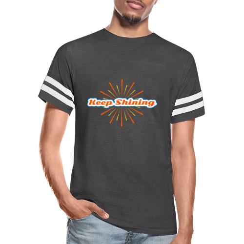 Keep Shining: Radiant Energy Design - Men's Football Tee