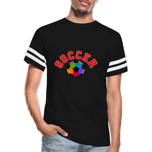 Soccer: Colorful Kick - Men's Football Tee