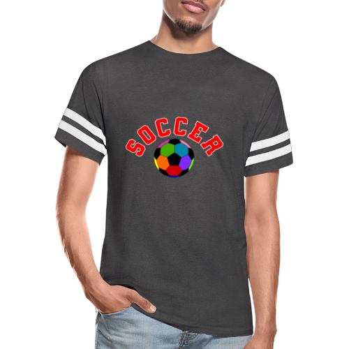 Soccer: Colorful Kick - Men's Football Tee