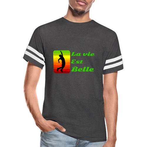 La vie est belle - Men's Football Tee