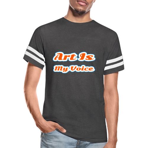 Art Is My Voice — Express Yourself Script - Men's Football Tee