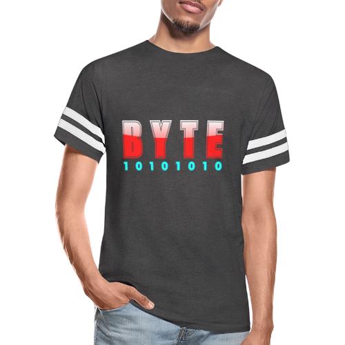 BYTE Binary Code Design - Men's Football Tee