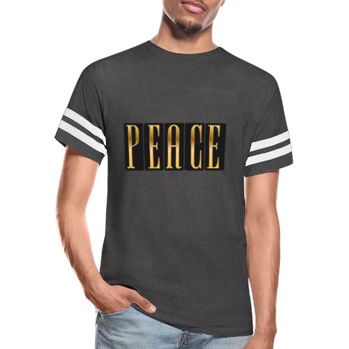 Peace in Gold - Men's Football Tee