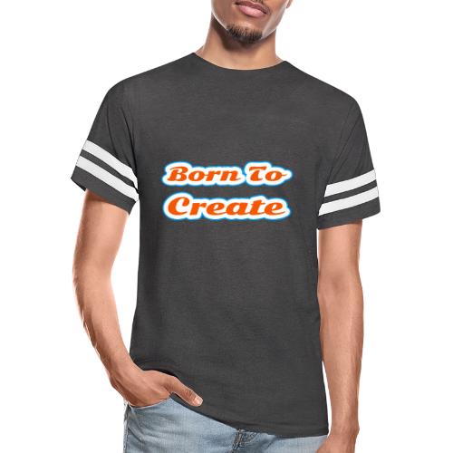 Born to Create — Creative Soul Script - Men's Football Tee