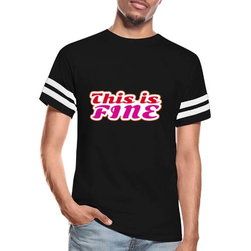 This Is Fine - Men's Football Tee