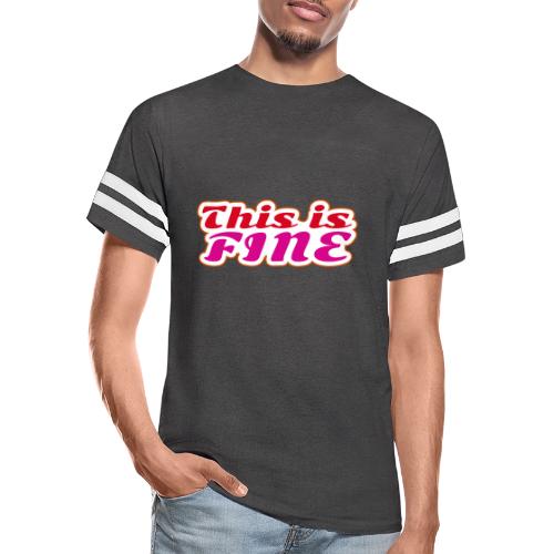 This Is Fine - Men's Football Tee