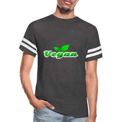 Pure Vegan Leaves - Men's Football Tee
