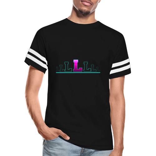 Letter L – Capital Varsity Alphabet Monogram - Men's Football Tee