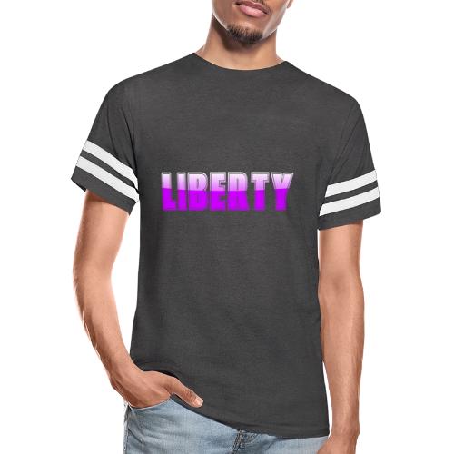Liberty Typography Graphic Design - Men's Football Tee