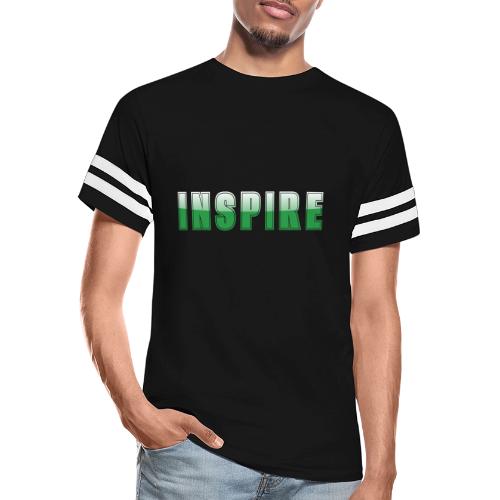 Inspire Word Art Design - Men's Football Tee