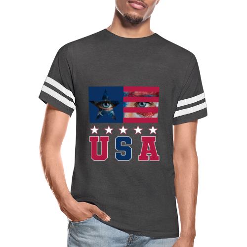 Stars and Vision USA - Men's Football Tee