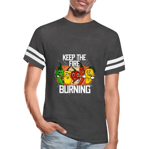 keep the fire burning - Men's Football Tee