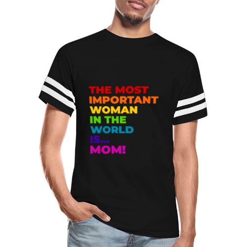 Mom: The Most Important Woman in the World - Men's Football Tee