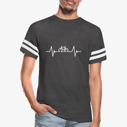 Bicycle Hearbeat - Men's Football Tee