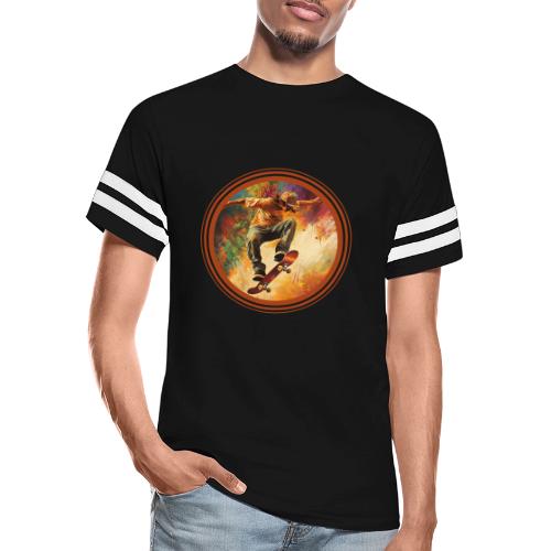 Skateboarding Mode On - Men's Football Tee