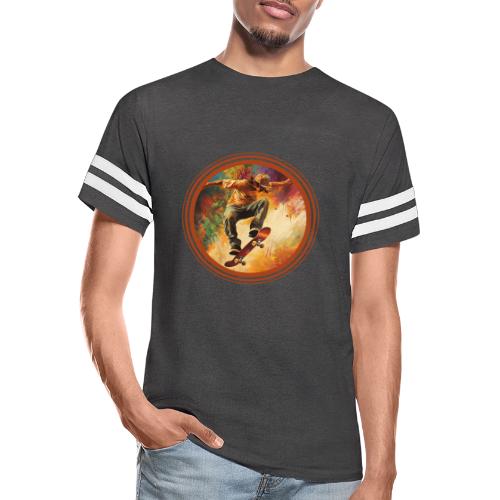 Skateboarding Mode On - Men's Football Tee