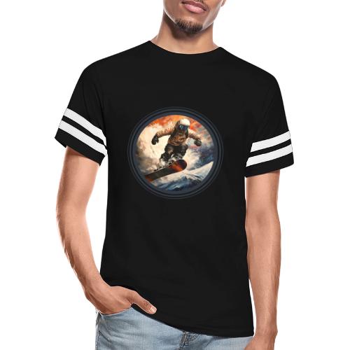 Snowboarding Elevation - Men's Football Tee