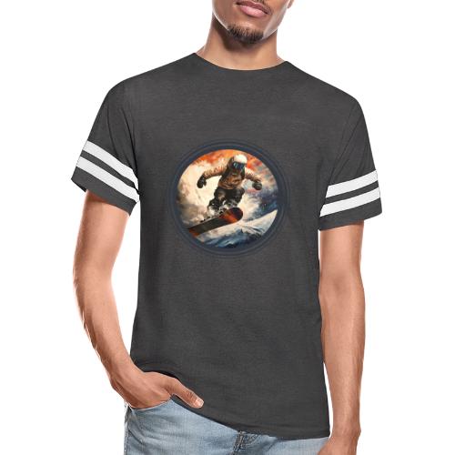 Snowboarding Elevation - Men's Football Tee