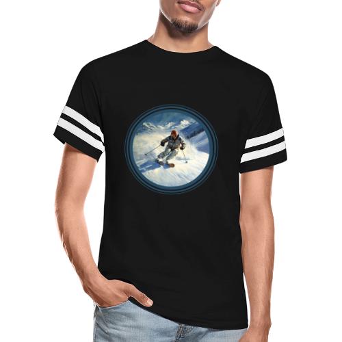 Skiing Power Moves - Men's Football Tee