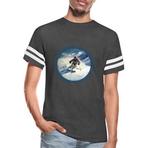 Skiing Power Moves - Men's Football Tee