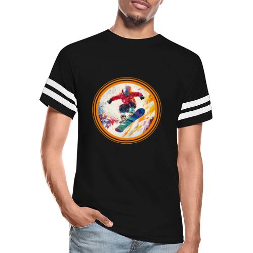 Snowboarding Horizon - Men's Football Tee