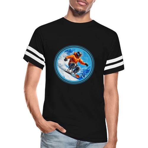 Snowboarding Motion - Men's Football Tee