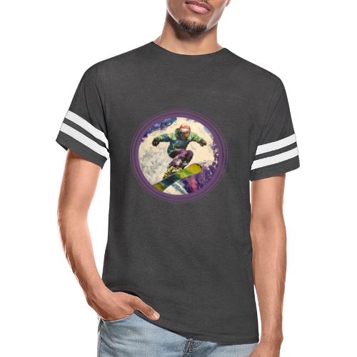 Snowboarding Soul - Men's Football Tee