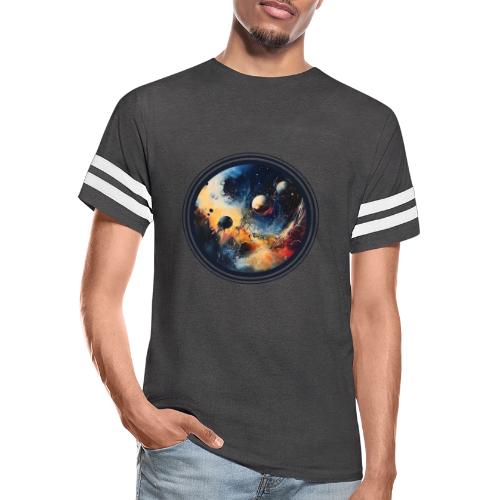 Chaotic Color Planets - Men's Football Tee