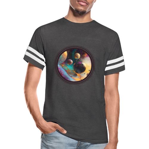 Planets in the Abstract - Men's Football Tee