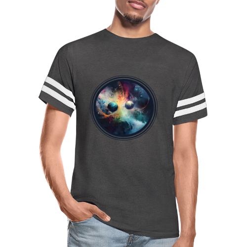 Chaotic Color Planets - Men's Football Tee