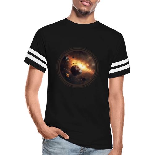 Asteroids Drift - Men's Football Tee