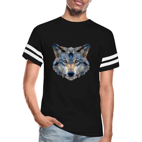 Wolf: Chromatic Wild Gaze - Men's Football Tee