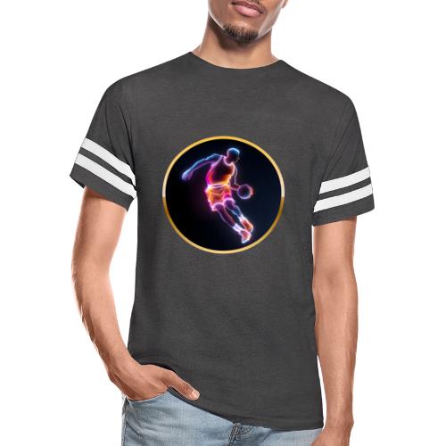 Neon Basketball Player - Men's Football Tee