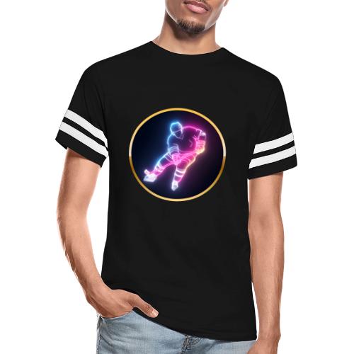 Hockey: Neon Ice Striker - Men's Football Tee