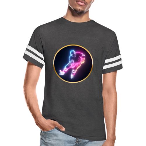 Hockey: Neon Ice Striker - Men's Football Tee