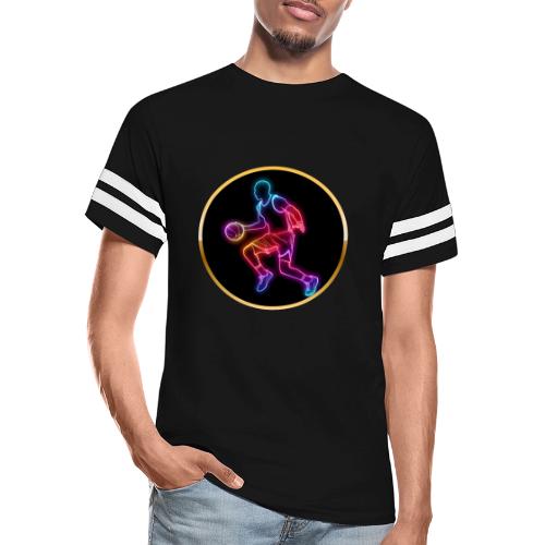 Basketball: Neon Dribble Pulse - Men's Football Tee