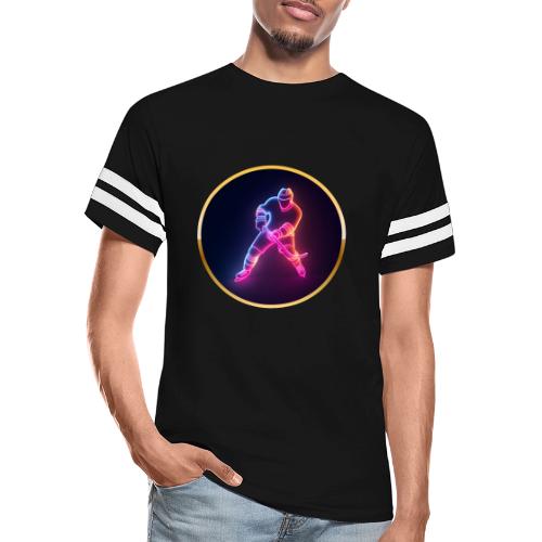 Hockey: Neon Ice Strike - Men's Football Tee