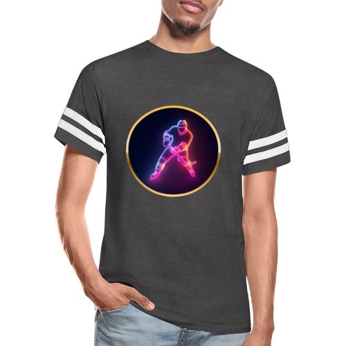 Hockey: Neon Ice Strike - Men's Football Tee
