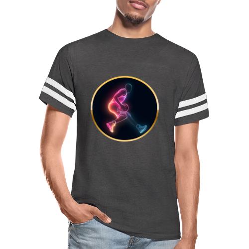 Basketball: Golden Court Glow - Men's Football Tee