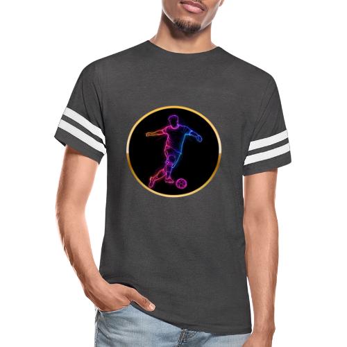 Neon Soccer Flow - Men's Football Tee