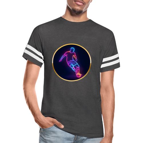 Soccer: Neon Golden Goal - Men's Football Tee