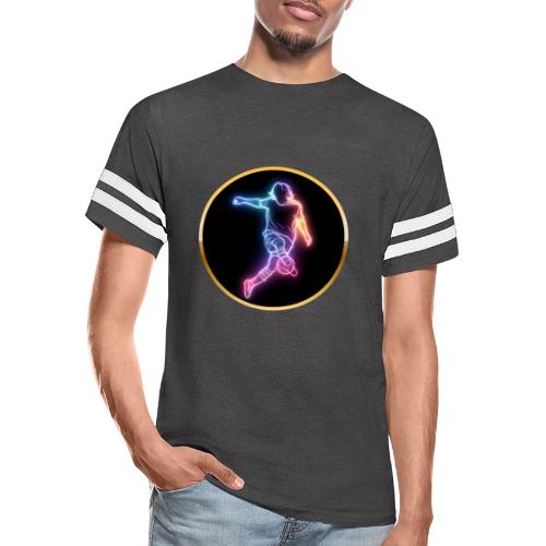 Soccer: Neon Goal Fusion - Men's Football Tee