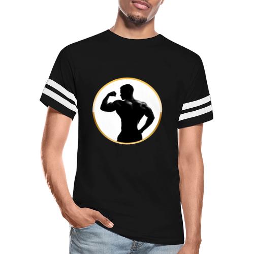 Bodybuilder: Classic Flex Emblem - Men's Football Tee
