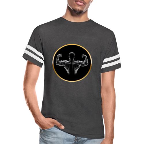 Bodybuilding: Golden Back Power - Men's Football Tee