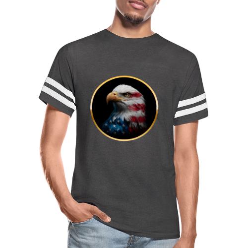 USA: Liberty Emblem - Men's Football Tee